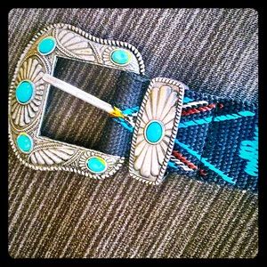 🌵💙 TURQUOISE and SILVER MOUNTAIN WEST BELT 🌵💙